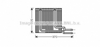 AVA QUALITY COOLING rtv373 -  Испаритель, кондиционер